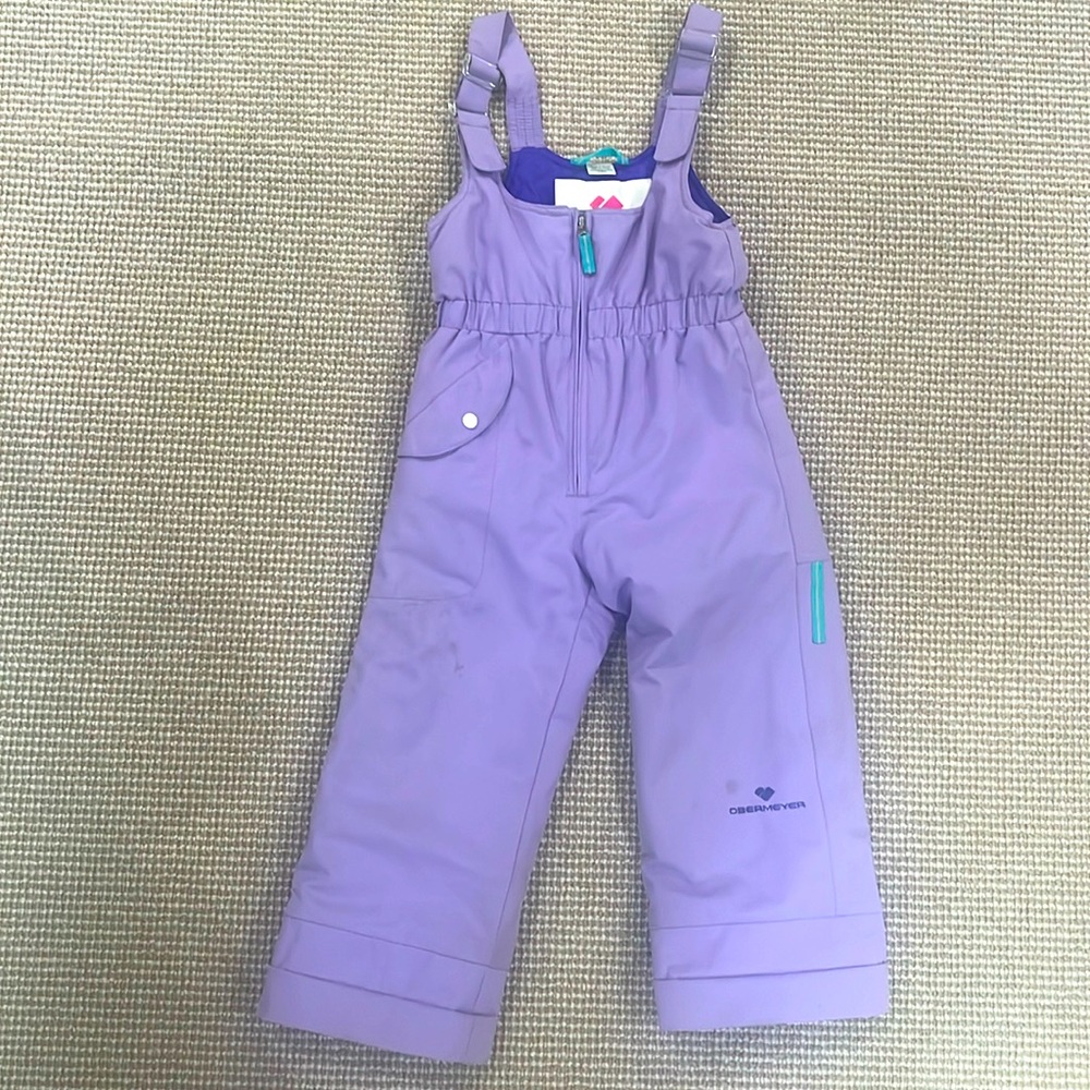 Obermeyer girls ski bibs